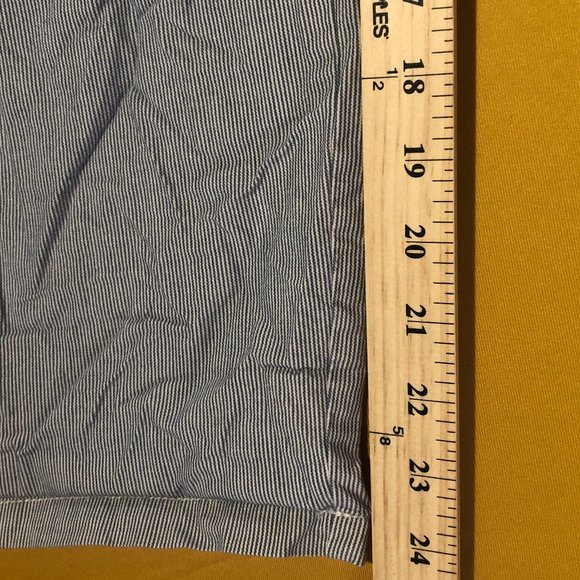 Khakis by Gap Womens 8R Gray White Striped Chino Skinny Leg Boyfriend EUC Pants - Picture 6 of 7